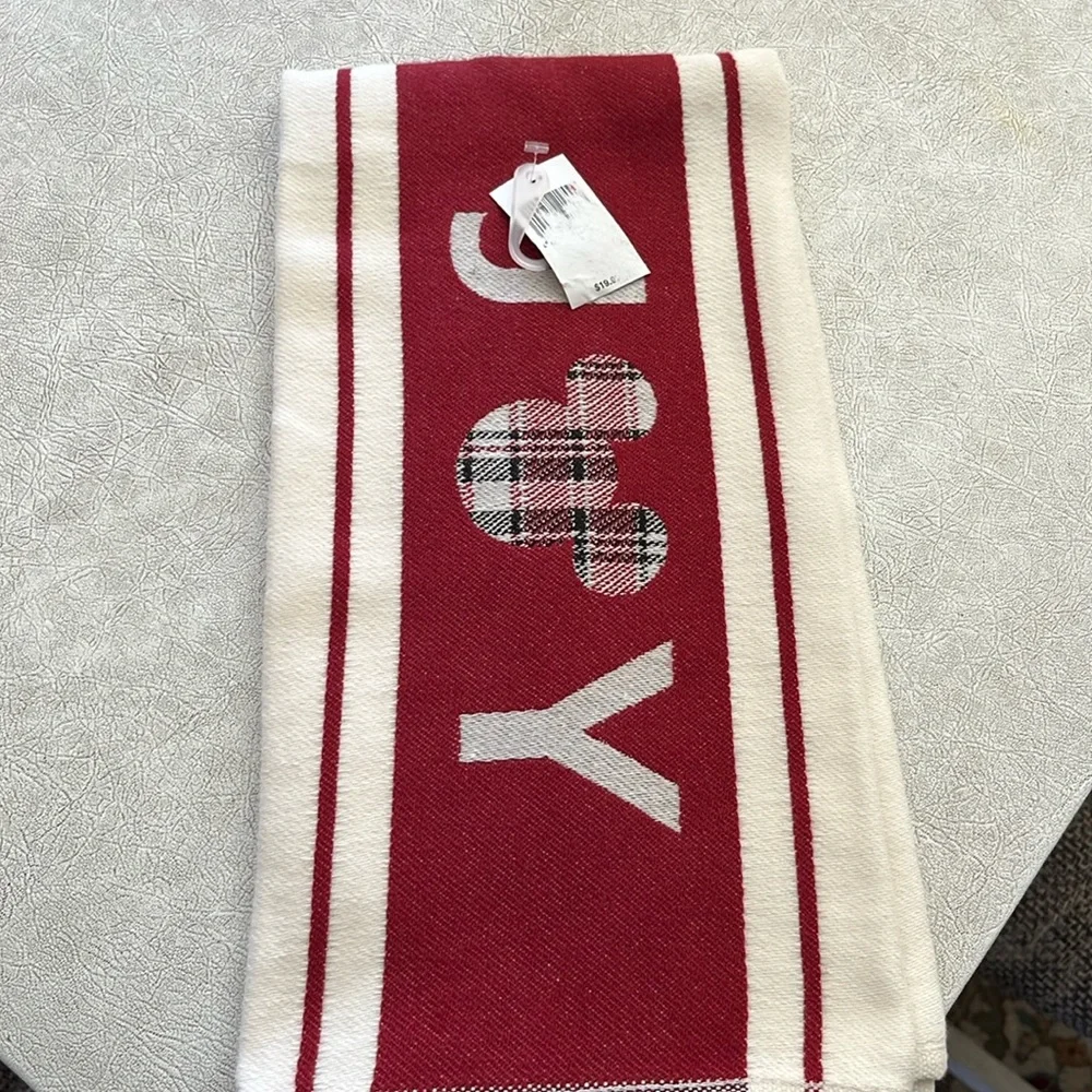 Disney Christmas dish towel NWT